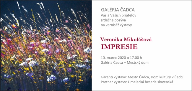 Pozvánka na virtuálnu prehliadku výstavy Veroniky Mikulášovej