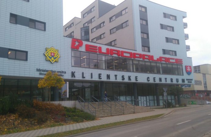 Pracoviská v žilinskom Klientskom centre MV SR (Europalace) sú zatvorené