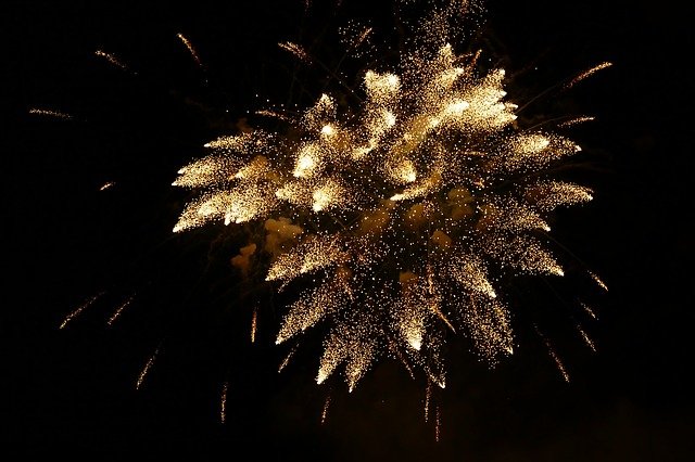 Oslavy príchodu nového roka v Žiline a novoročný ohňostroj