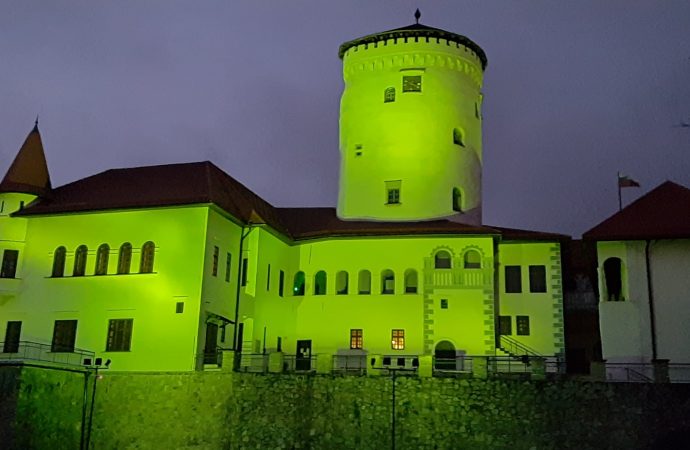 Farebný Budatínsky hrad