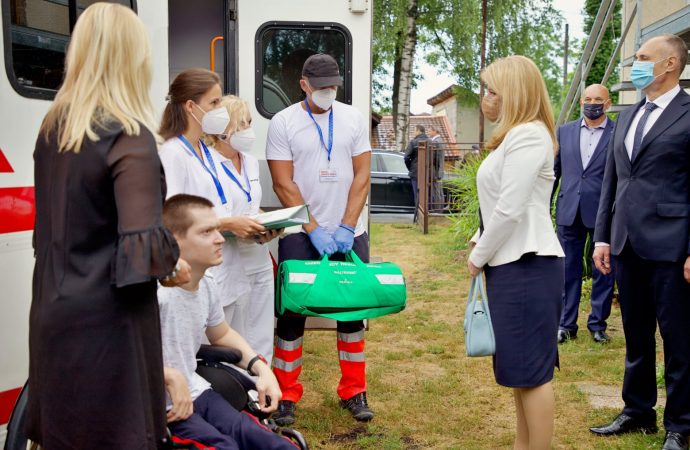 Prezidentka Zuzana Čaputová sa zúčastnila výjazdového očkovania Môj ŽSK
