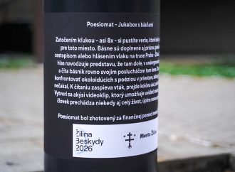 Prvý Poesiomat na Slovensku je v Žiline, podobný sa nachádza v Prahe, New Yorku či Manile