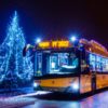 Najkrajší vianočný trolejbus jazdí v Žiline