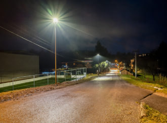 V mestskej časti Kňažia v Dolnom Kubíne pribudlo desať nových lámp verejného osvetlenia