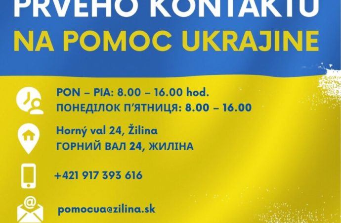 V Žiline od včera funguje Centrum prvého kontaktu na pomoc v Ukrajine