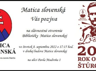 Otvorenie Bibliotéky Matice slovenskej